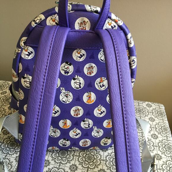 Disney Parks Loungefly backpack - Purple 100th Anniversary Limited Edition main image 7